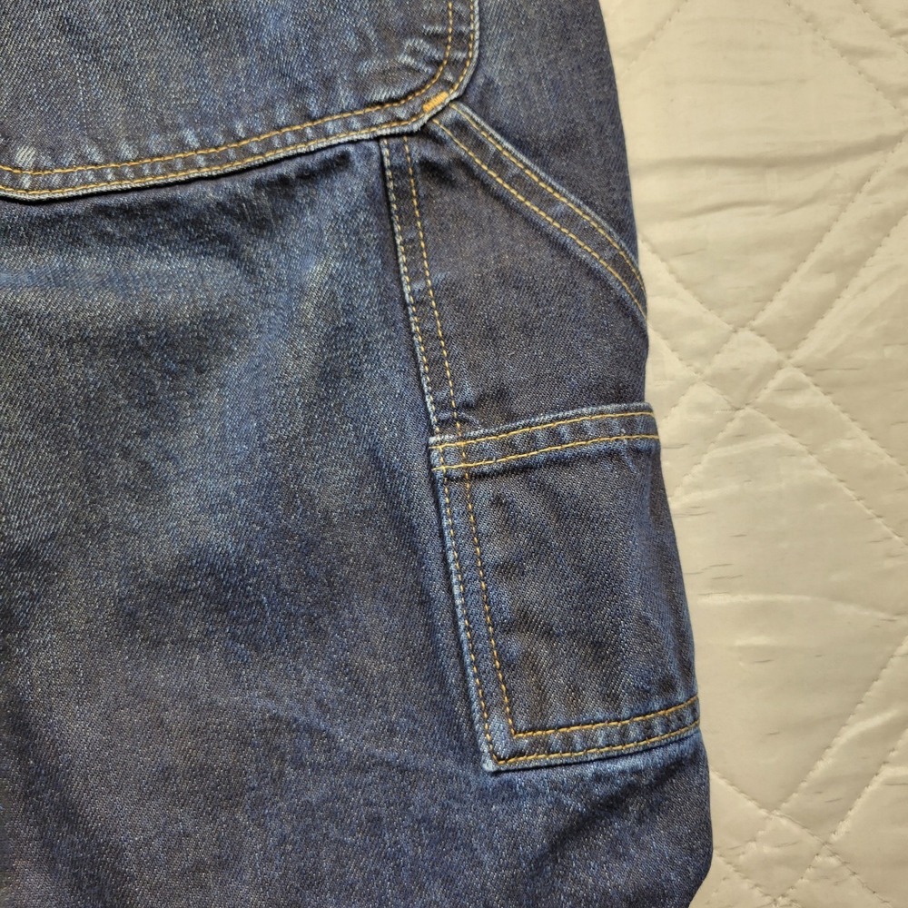 Tommy Hilfiger dark blue carpenter jean shorts size 34 - Picture 7 of 8